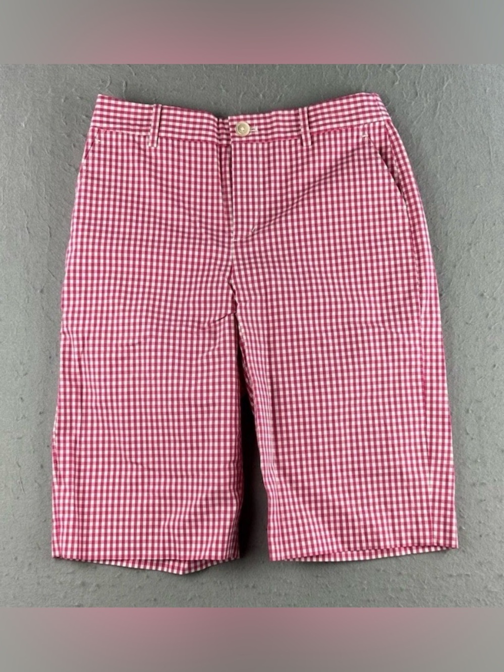 Polo by Ralph Lauren Pink Gingham Women’s Bermuda Shorts
